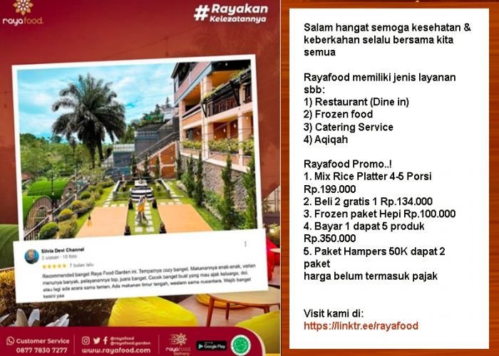 Foto : Raya Food Garden ( Jagoantravel.com )