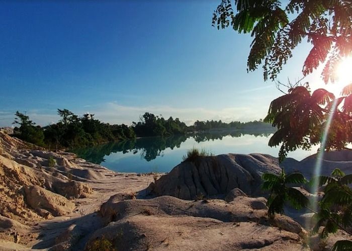 Foto: danau kaolin belitung ( Gmap / Vincentius Valdi )