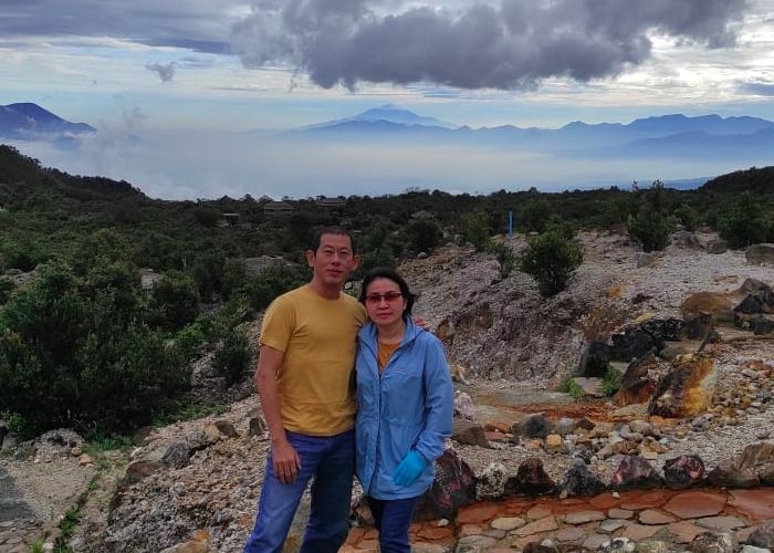 Foto: Gunung Papandayang ( Regina & Yudi )