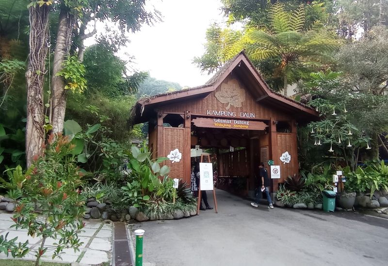 Foto : Kampung Daun ( Jagoantravel.com )